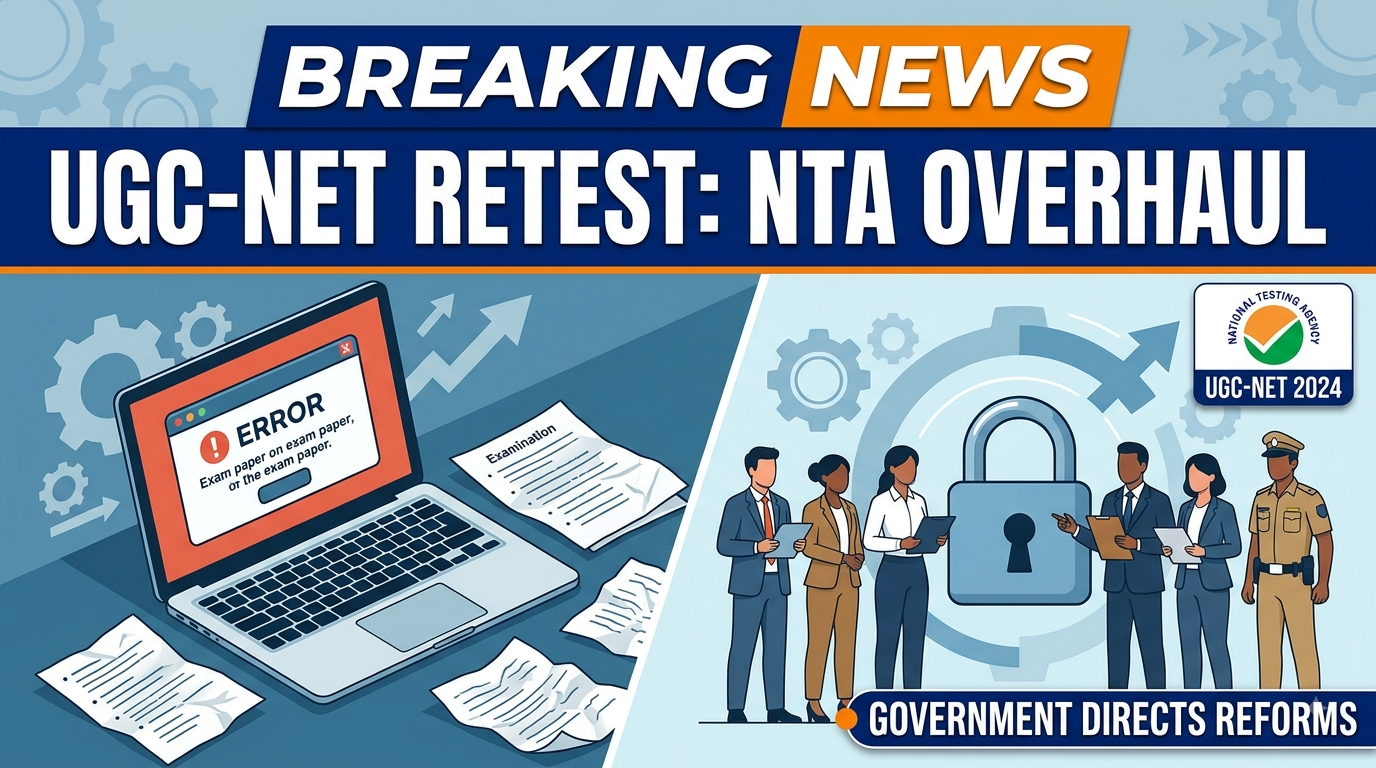 UGC-NET Retest 2026: Education Ministry Orders Major NTA Overhaul