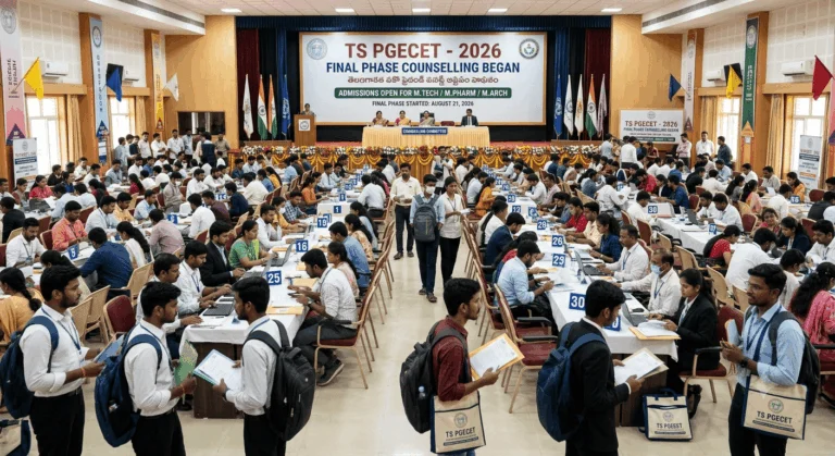 TS PGECET 2026 Final Phase Counselling Begins