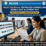 WBJEE BPharm Round 2 Seat Allotment Result 2026 Declared