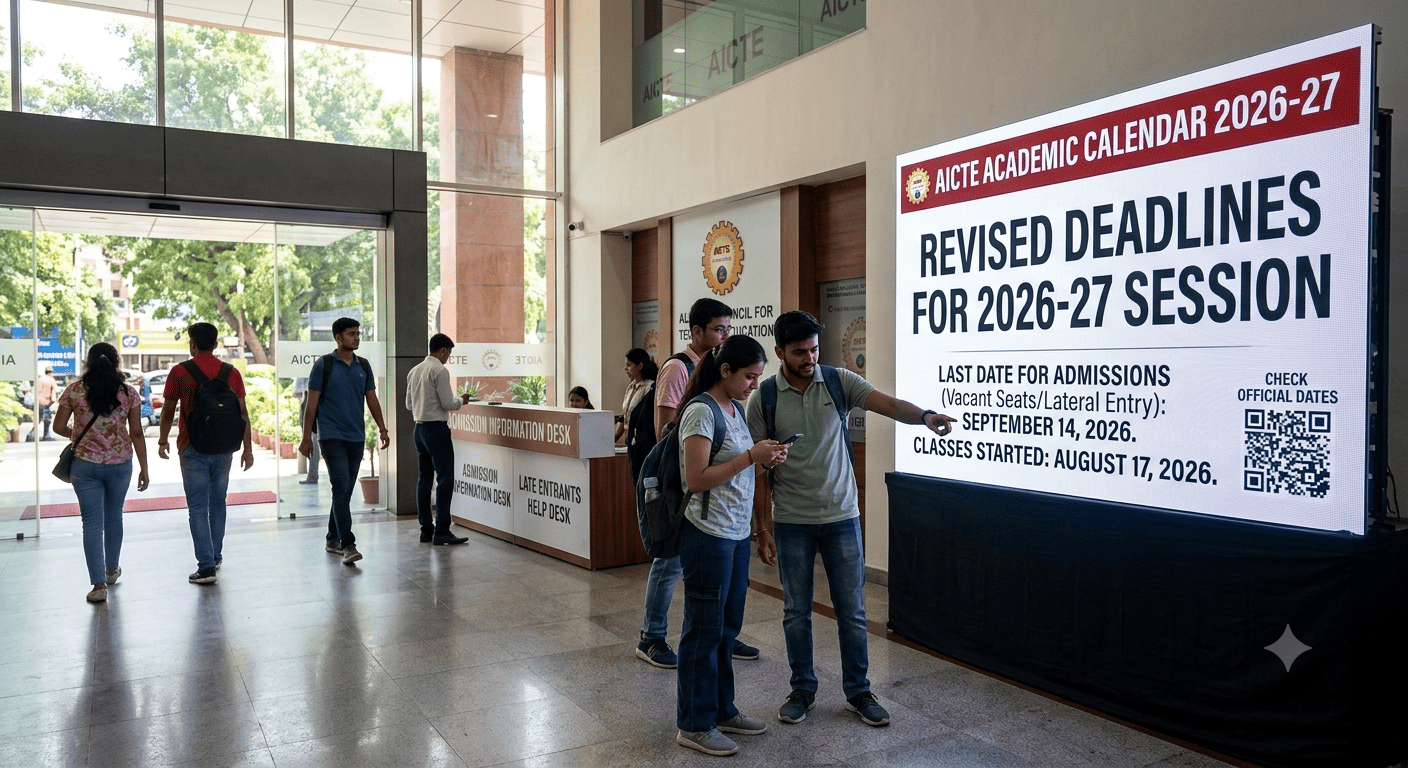 AICTE Releases Revised Academic Calendar for 2026–27