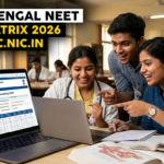 West Bengal NEET Seat Matrix 2026 Released