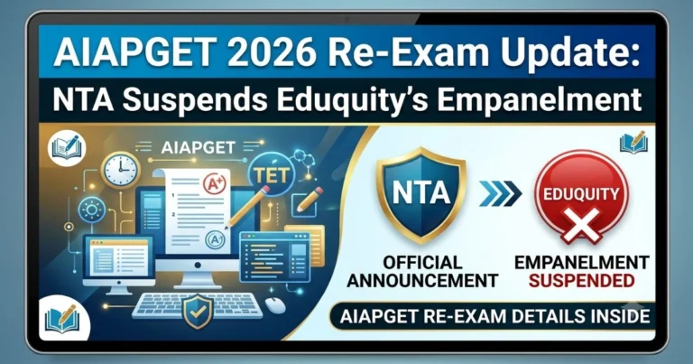 AIAPGET 2026 Re-Exam Update