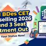MAH BDes CET CAP 2026 Round 3 Allotment Out, Seat Acceptance by August 28: Check Complete Updates Here