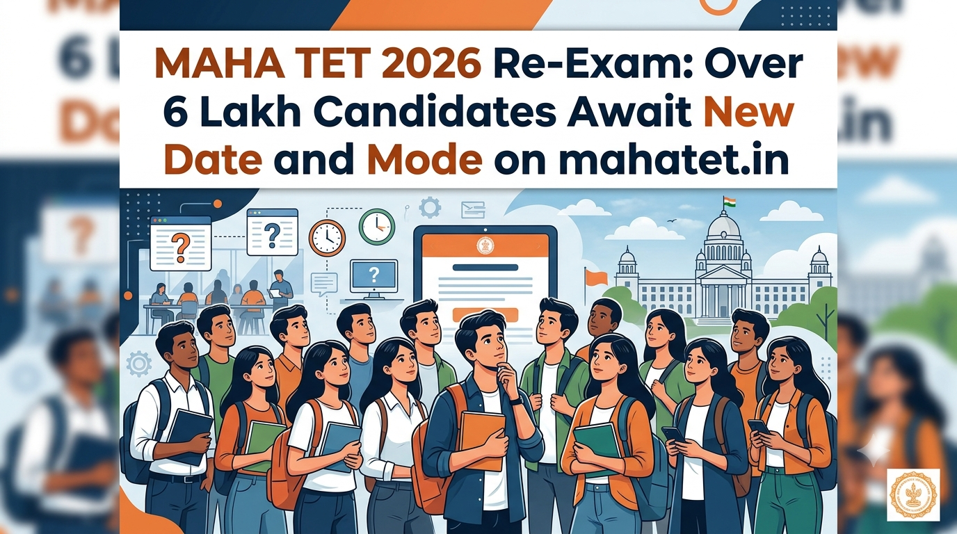 MAHA TET 2026 Re-Exam: Over 6 Lakh Candidates Await New Date and Mode on mahatet.in