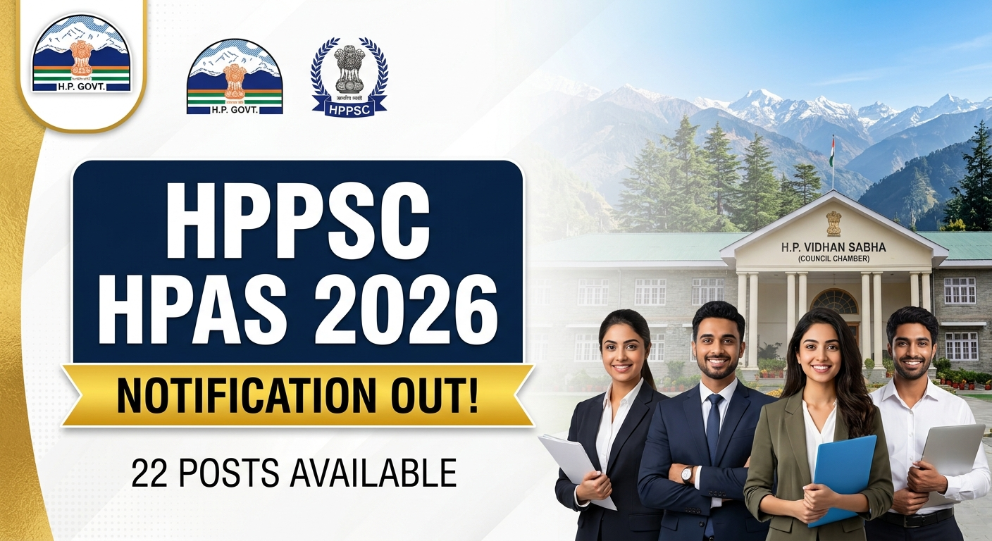 HPPSC HPAS Recruitment 2026 Notification Out for 22 Posts