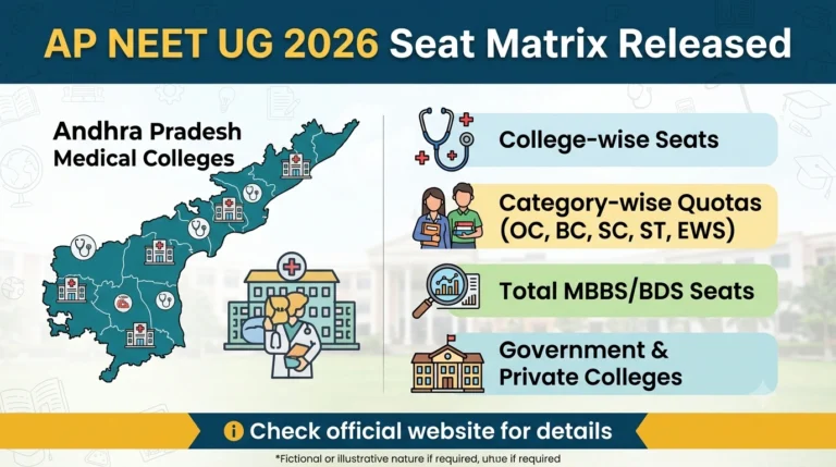 AP NEET UG 2026 Seat Matrix Released