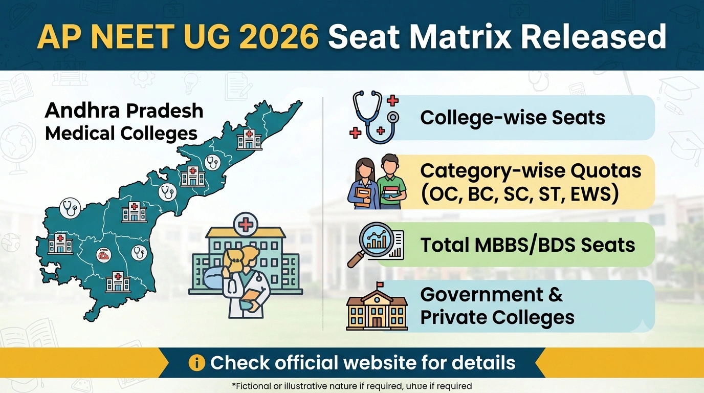 AP NEET UG 2026 Seat Matrix Released