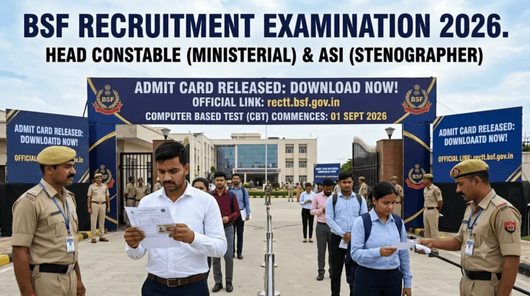 BSF HCM Admit Card 2026 Released