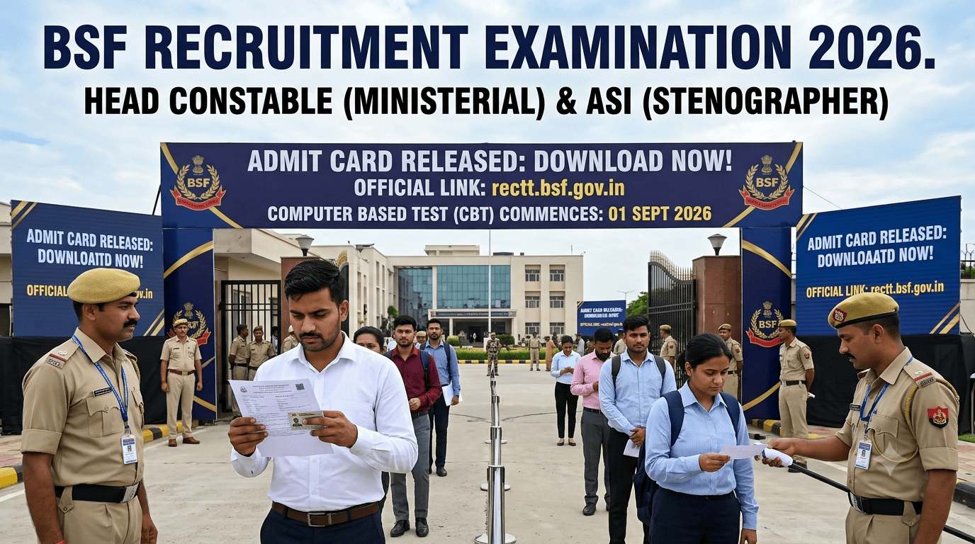 BSF HCM Admit Card 2026 Released