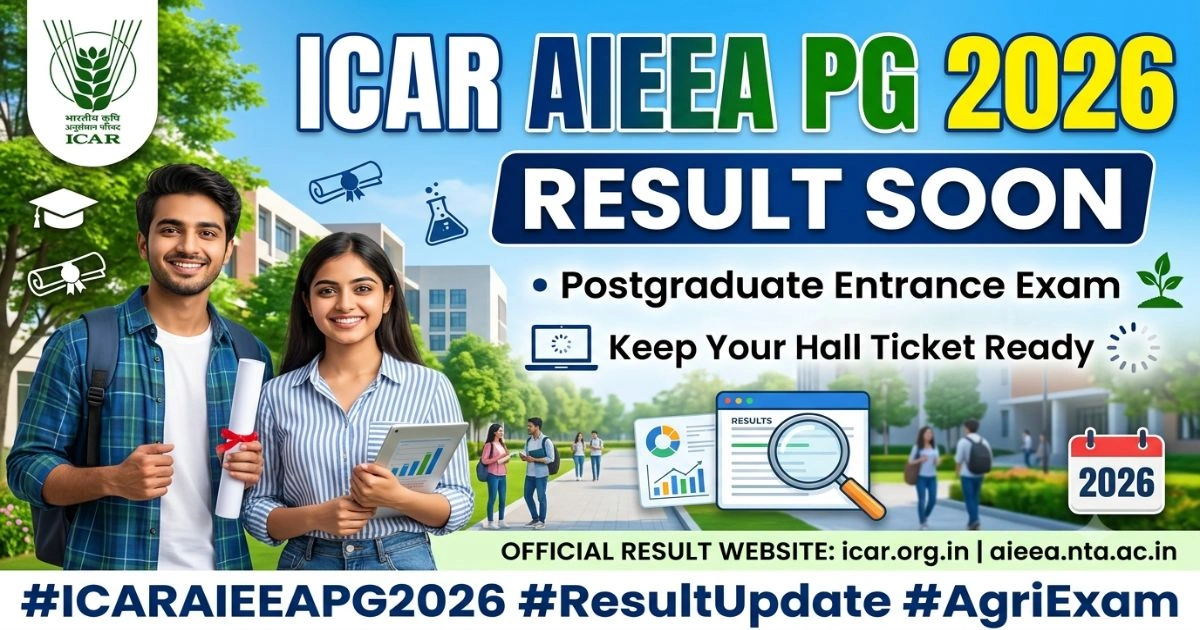 ICAR AIEEA PG 2026 Result Soon