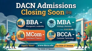 DACN Admissions Closing Soon