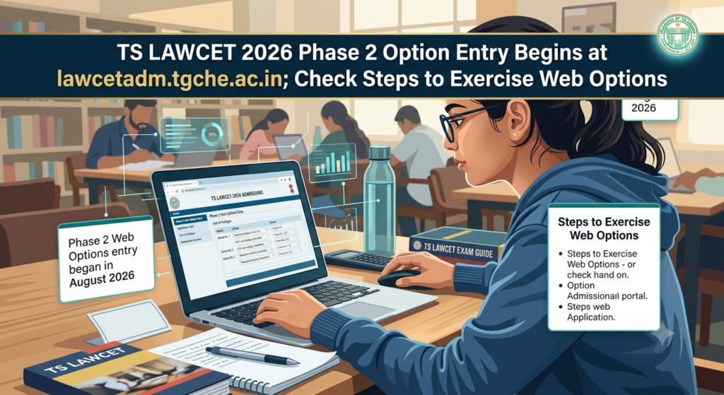 TS LAWCET 2026 Phase 2 Option Entry Begins