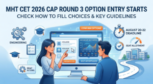MHT CET 2026 CAP Round 3 Option Entry Starts