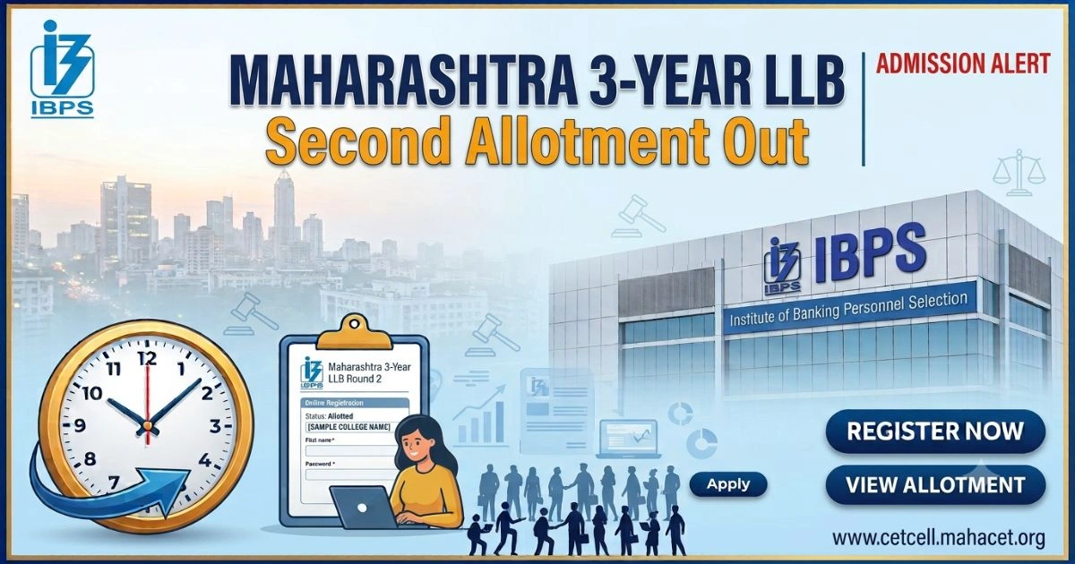 Maharashtra 3-Year LLB Second Allotment Out