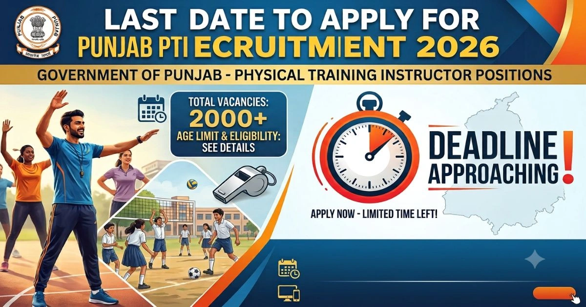 Punjab PTI Recruitment 2026