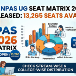 JENPAS UG Seat Matrix 2026 Released: 13,265 Seats Available for Counselling
