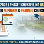 TS PGECET 2026 Phase 1 Counselling Rescheduled for M.Pharm and Pharm.D Courses