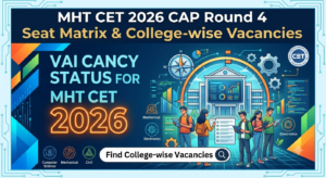 MHT CET 2026 CAP Round 4 Seat Matrix for College-wise Vacancies Expected Today, August 29