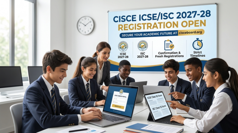 CISCE ICSE, ISC 2027–28 Exam Registration Begins