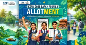 KEAM 2026 BArch Round 3 Allotment
