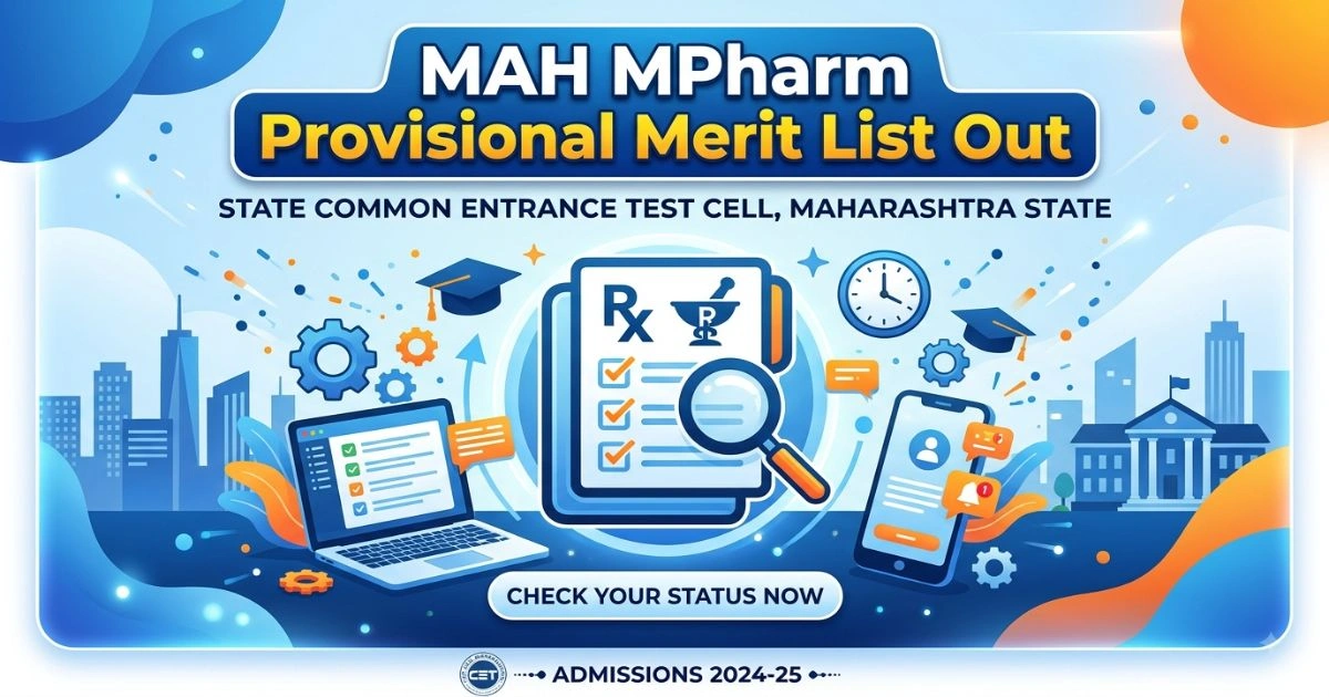 MAH MPharm Provisional Merit List Out