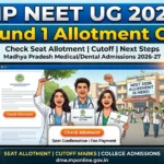 MP NEET UG 2026 Round 1 Allotment Out