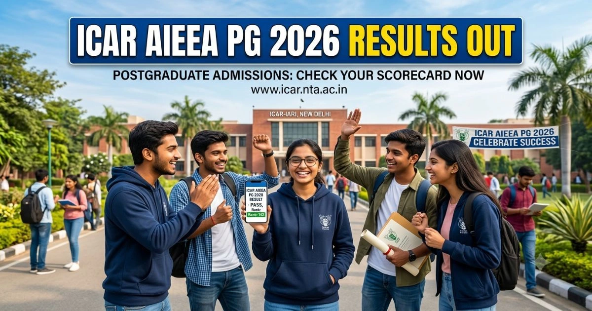 ICAR AIEEA PG 2026 Results Out