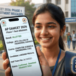 AP EAMCET 2026 Phase 1 Seat Allotment Result Released at cap.apcfss.in: Direct Link and Complete Admission Guide