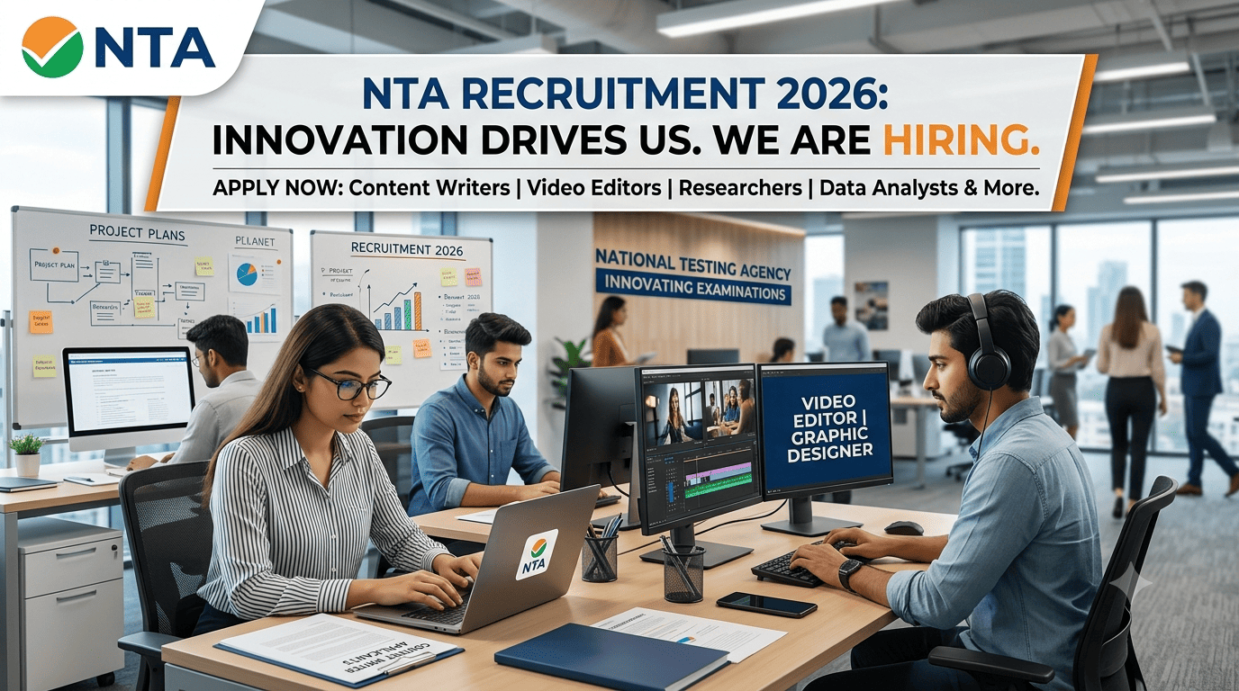 NTA Recruitment 2026: Applications Invited
