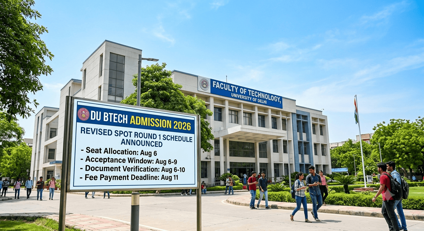 Delhi University BTech Admission 2026: