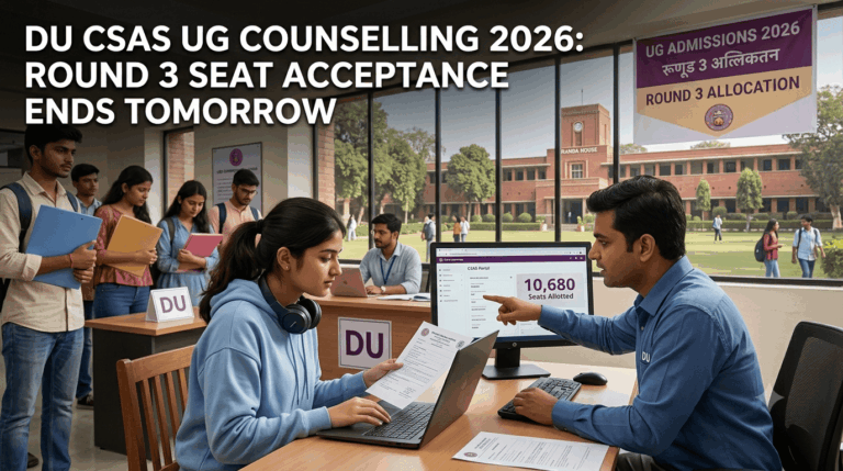 DU CSAS UG Counselling 2026