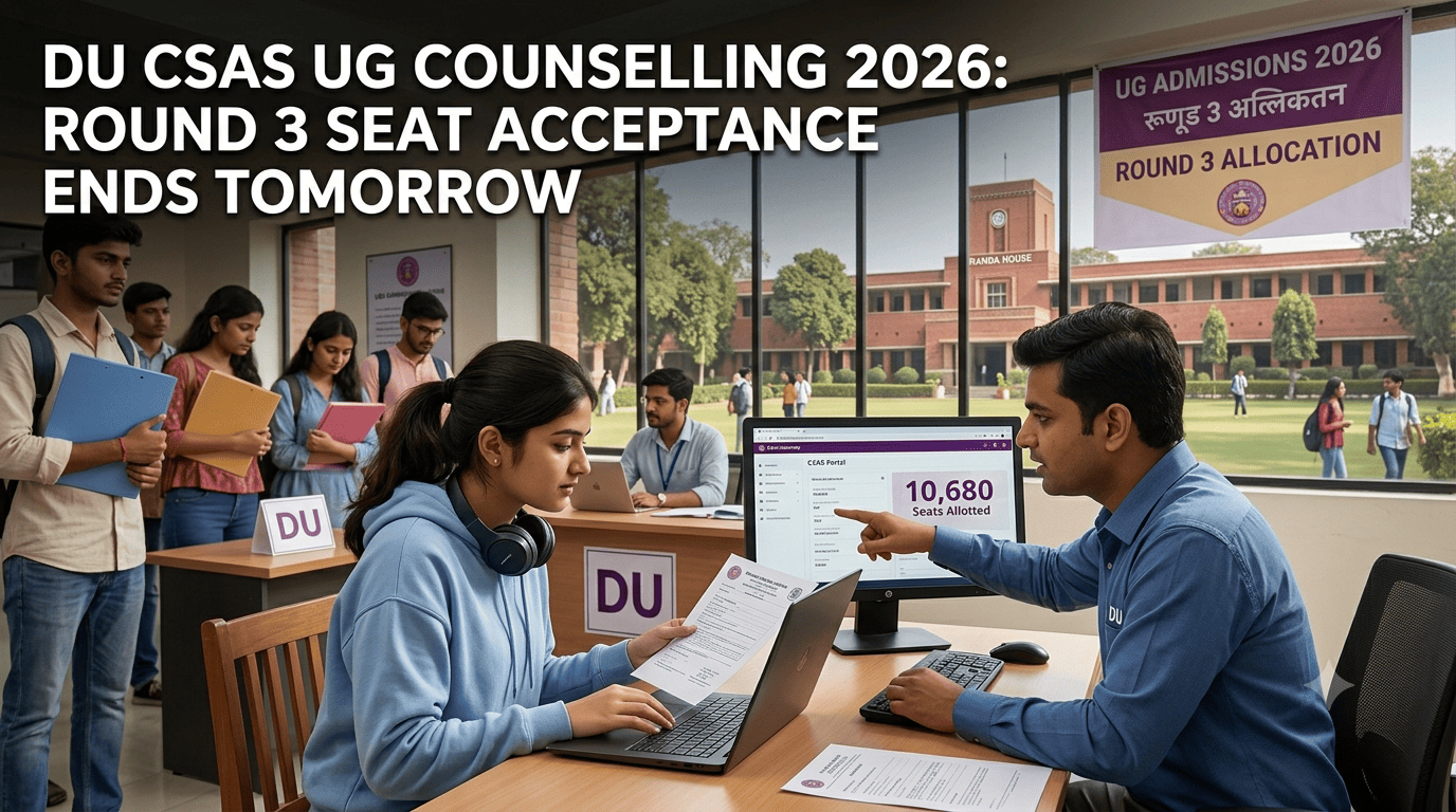 DU CSAS UG Counselling 2026