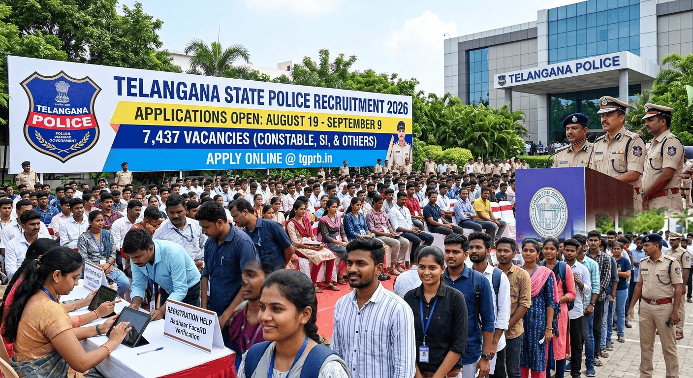 TS Police Constable & SI Recruitment 2026 Begins: