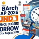 MAH BArch 2026 Round 1 Seat Acceptance Closes Tomorrow