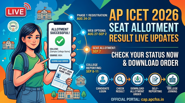 AP ICET 2026 Seat Allotment Result