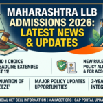 Maharashtra Law Admissions 2026: CET Cell Extends CAP Round 1 Choice Filling to August 11 Following Critical Rule Revisions