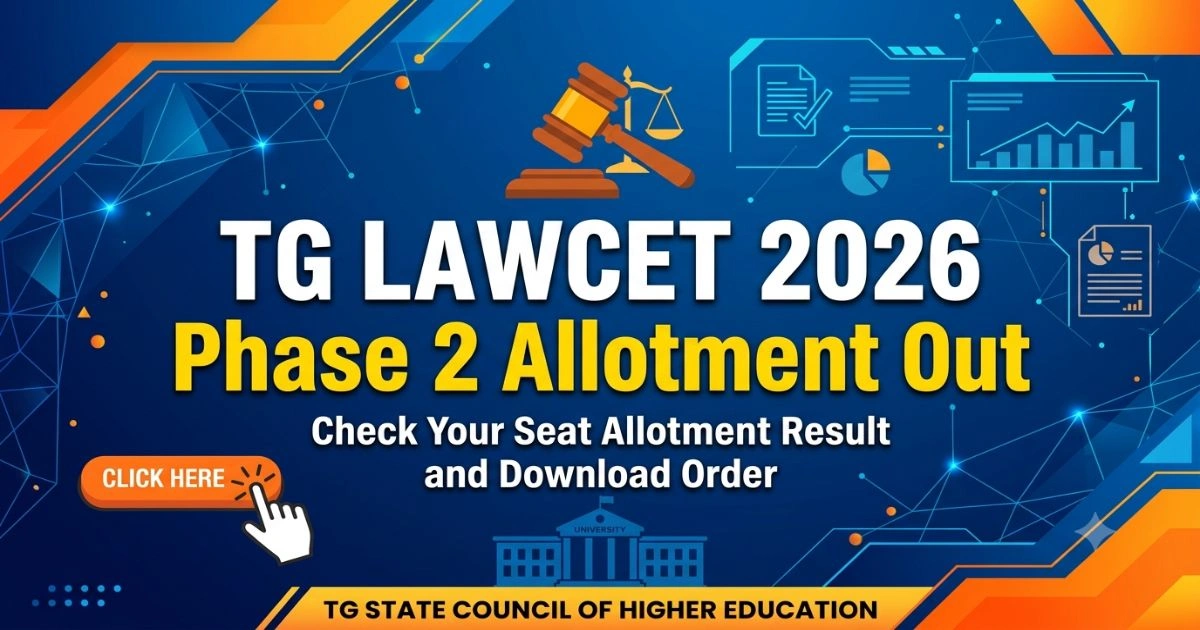 TG LAWCET 2026 Phase 2 Allotment OUt