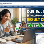 MPBSE D.El.Ed First Year Result 2026 Declared: Overall Pass Rate Reaches 83.33%