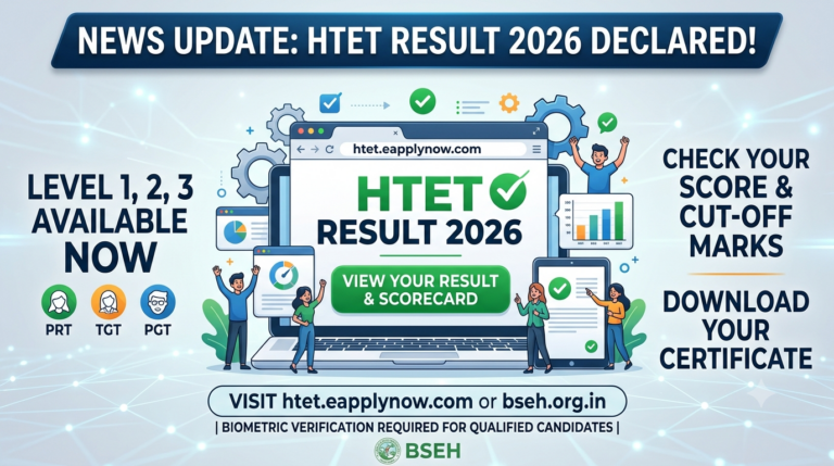 HTET Result 2026 Declared