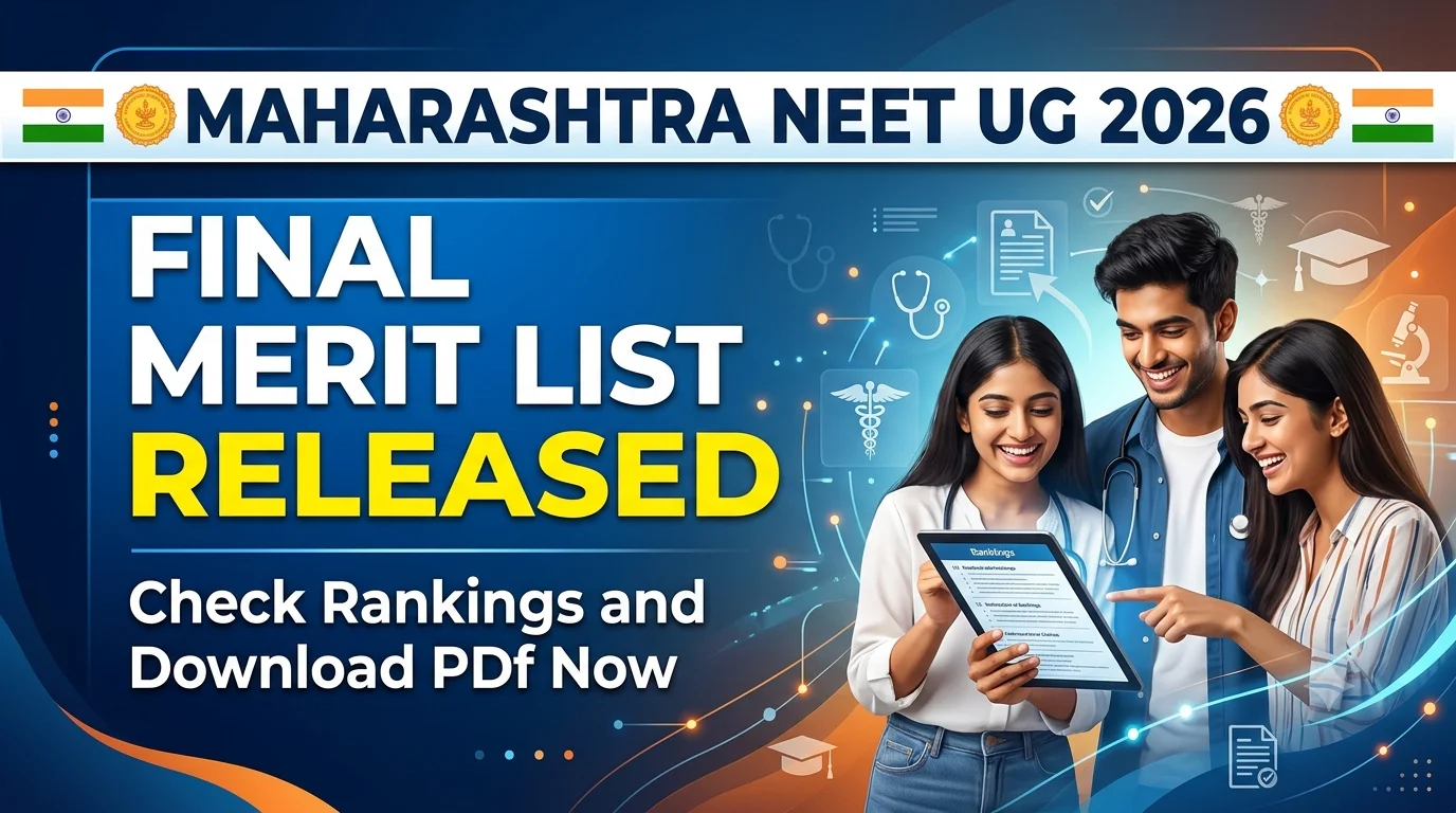 Maharashtra NEET UG 2026 Final Merit List Released