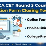 MAH BCA CET 2026 CAP Round 3 Option Form Closes Today (27 August): Check Complete Details