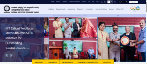 NIT Calicut Official Website at nitc.ac.in