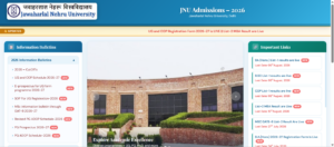 JNU Admissions Portal