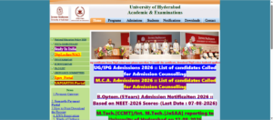 University of Hyderabad Official Portal