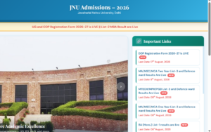Official Notification at jnuee.jnu.ac.in