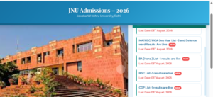 Official Notification at jnuee.jnu.ac.in