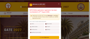 GATE 2027 Registration Rescheduled