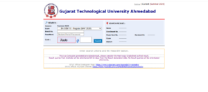 GTU Results Portal 