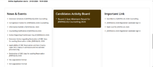 JENPAS UG Round 2 Seat Allotment 2026 Notification