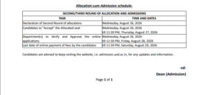 Official Notification